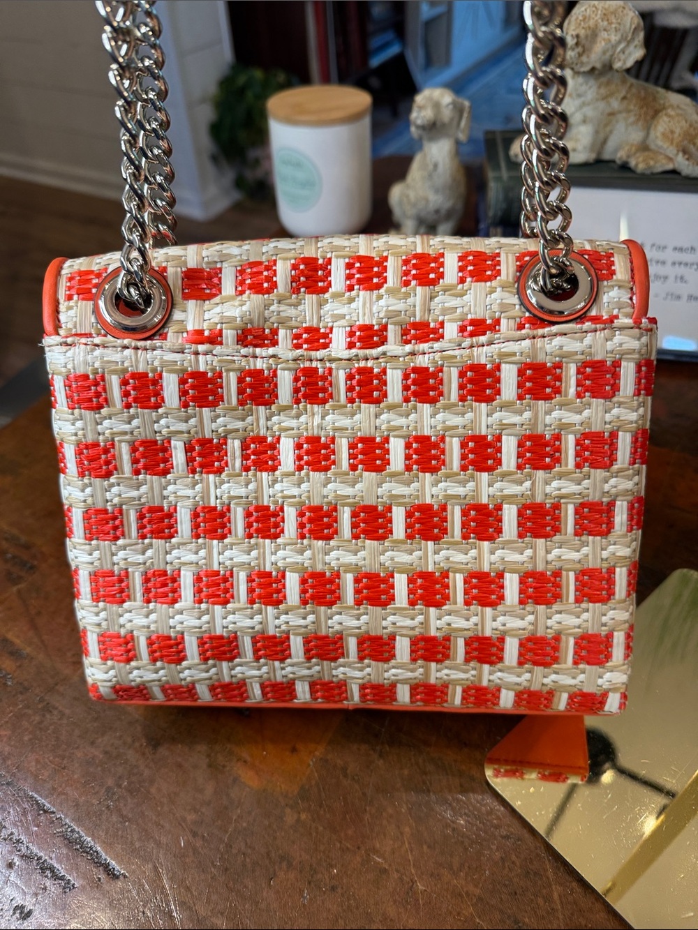 Kate Spade New York Natalia Straw Flap Bag - Picture 11 of 15